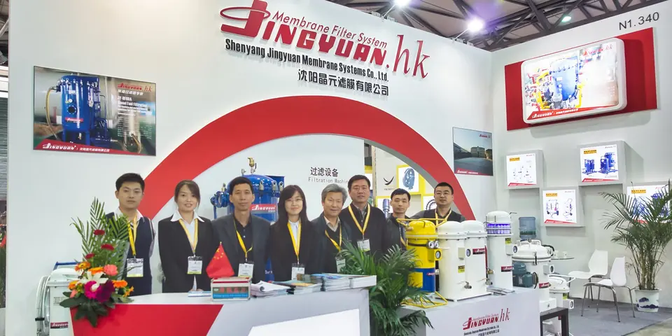 Équipe technique et commerciale Jingyuan Membrane Systems