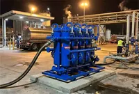 Vue 2 — Système de filtration de précision sur skid pour chaîne d'approvisionnement carburant JY-DX40
