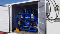Vue 3 — Station de filtration de précision sur châssis conteneur JY-Q325